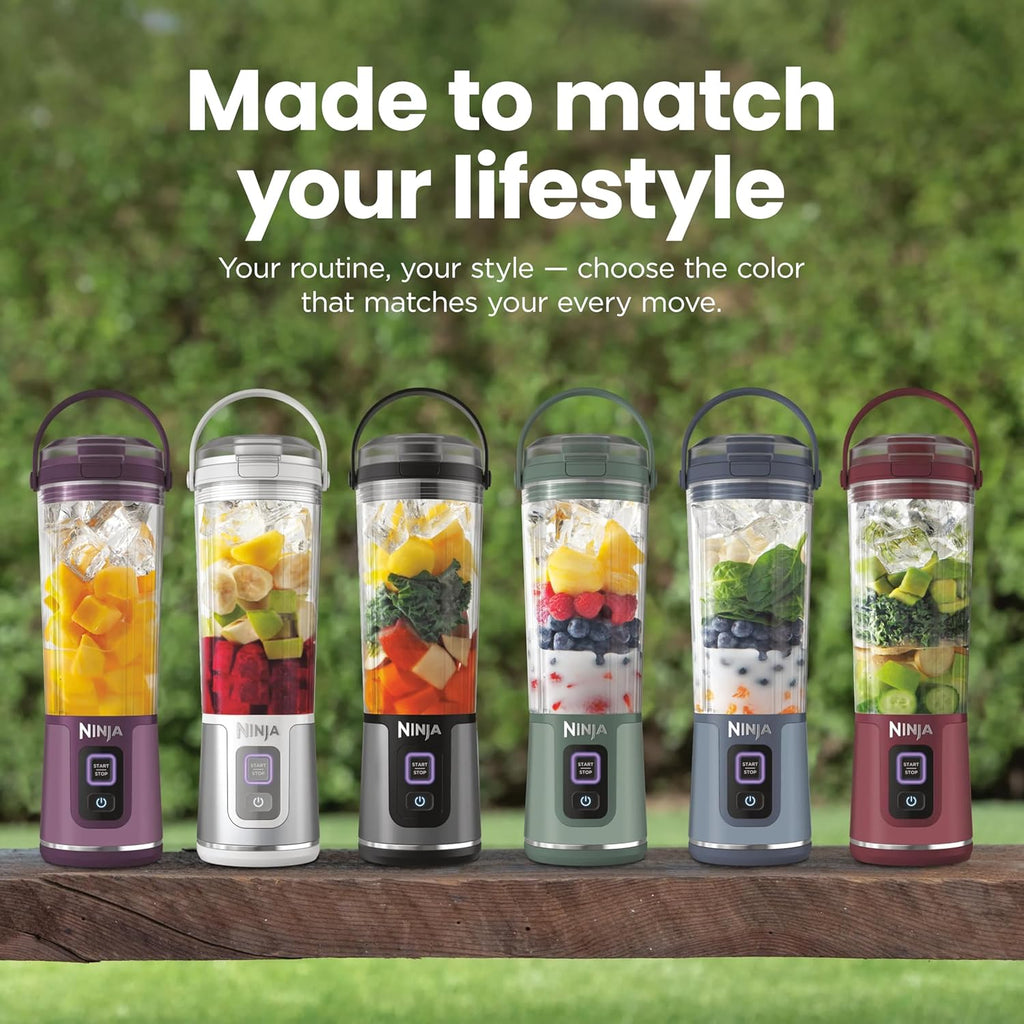 Unleash Your Blending Potential with the BC151NV Blast Portable Blender - Cordless, 18oz Personal Blender for Smoothies & Shakes, BPA Free with Leakproof Lid & Sip Spout, USB-C Rechargeable in Stylish Denim Blue!